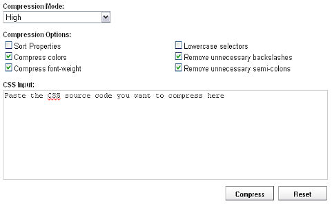 CSS Compressor