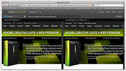 Adobe BrowserLab